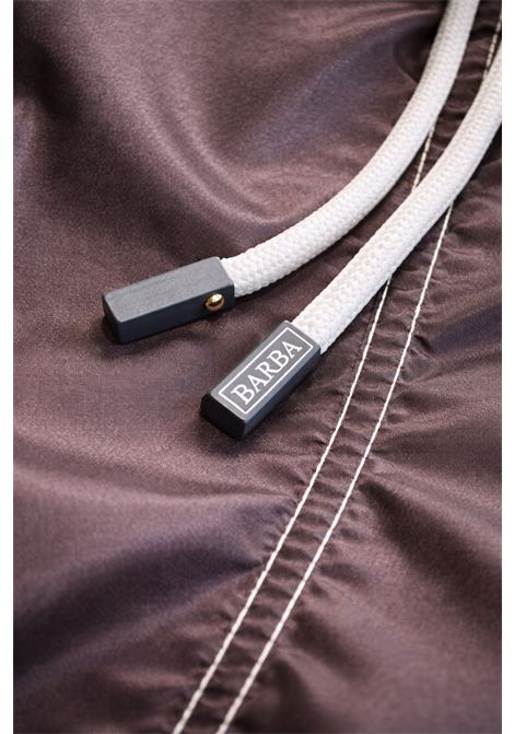 Barba Napoli dark blue short swim shorts with white drawstring and back pocket BARBA |  | 00013 536120099 99